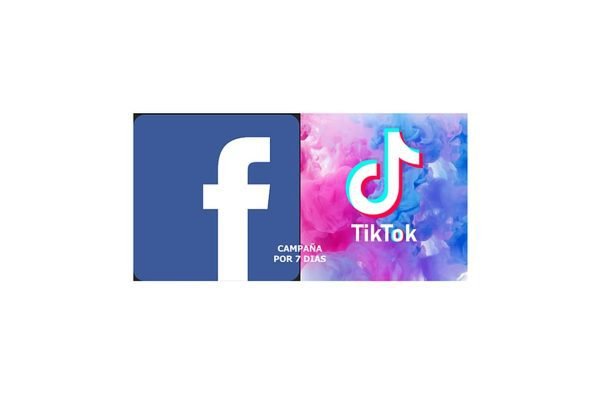 Campaña de publicidad en Facebook Ads o TikTok Ads por 7 días: