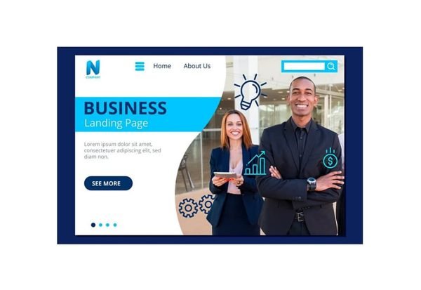 Página web emprendedor (con cinta dinámica de servicios)